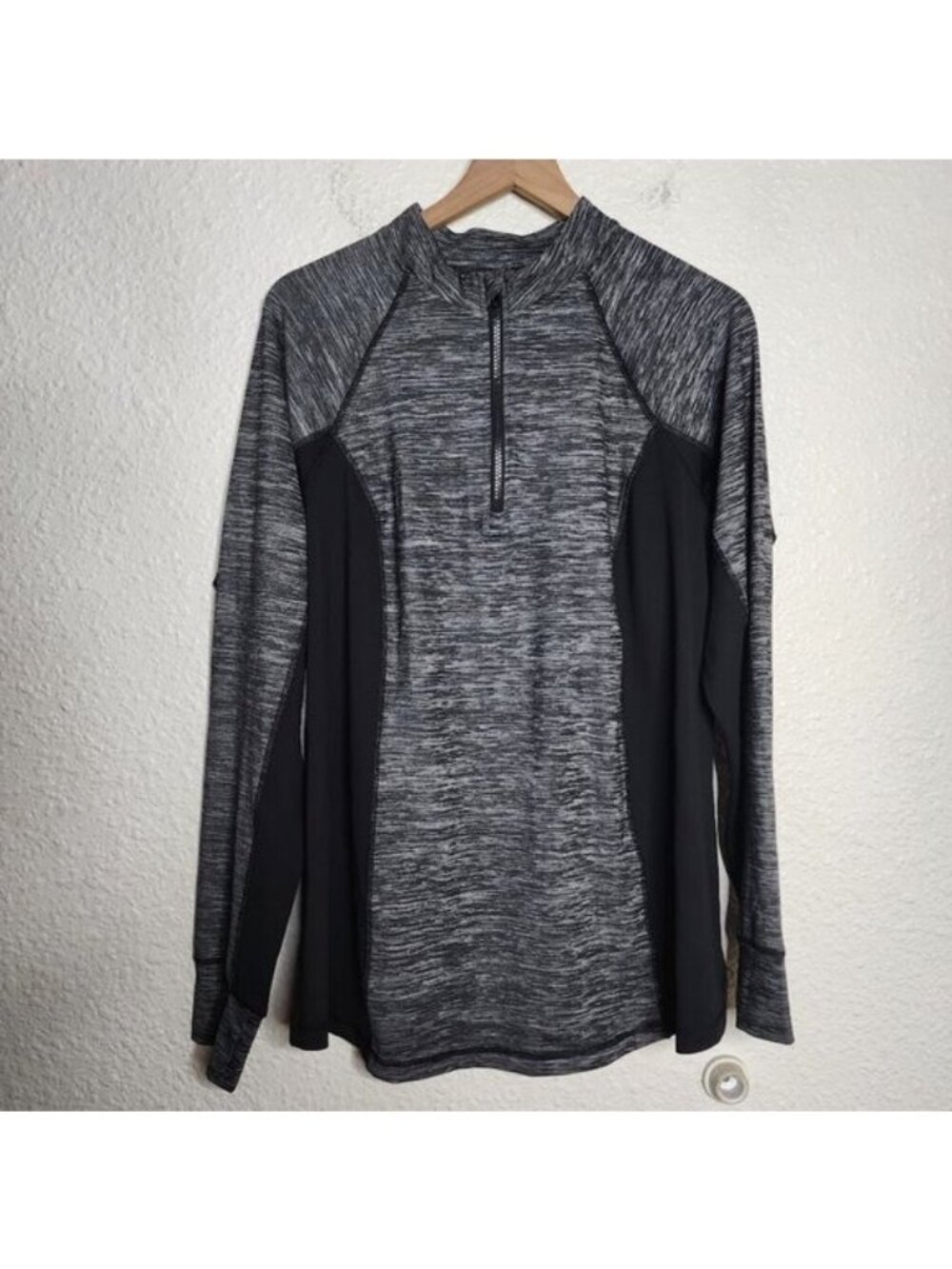 Torrid Active Quarter Zip Mock Neck Jacket Space Dye Women's Plus Size 2X NWT
